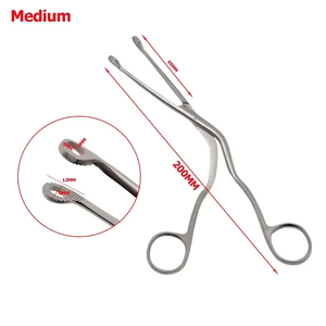 Pinzas Magill de Acero Inoxidable Quirúrgico, Instrumentos Manuales para Anestesia, Pinzas para Catéter Magill - Product Image 4