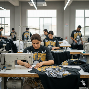 T-shirt noir délavé pour homme, marque privée, impression DTG personnalisée, 100 % coton, manches courtes, services OEM - Product Image 4