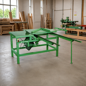 Sierra de Marco Horizontal para Trabajos en Madera, Construcción Metálica de Alta Rigidez, Máquina Industrial Verde - Product Image 1