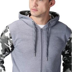 Sweat-shirts à capuche pour hommes de haute qualité, 100% coton molletonné, tricotés pour l'hiver, respirants, écologiques, séchage rapide, poche unie, service OEM - Product Image 4