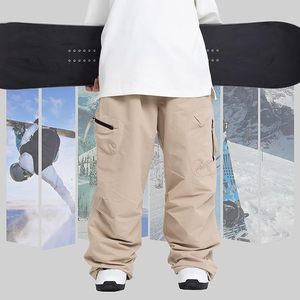 Pantalon de ski unisexe de haute qualité 100% nylon, vêtements de sport, plusieurs couleurs unies, coupe-vent, chauffant, imperméable, écologique, 500g, pour l'extérieur - Product Image 6