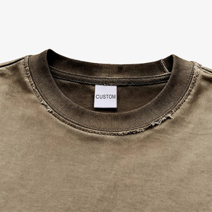 T-shirts amples et surdimensionnés en promotion, impression graphique personnalisée CMYK, 100 % coton, anti-UV, séchage rapide, vente en gros - Product Image 5