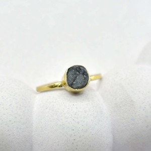 Natural Emerald <b>Adjustable</b> <b>Ring</b> Gold Plated Collet Set Gemstone Handmade May Birthstone Boho Statement <b>Ring</b> Gift for Women - Product Image 1