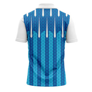 Cheap Microfiber Polyester <b>Dart</b> Polo Shirts E Sports Shirt Dye Sublimation Printing Breathable Basketball Soccer Polo T Shirts - Product Image 2