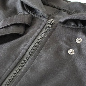 Unisex <b>Techwear</b> Bomber <b>Jacket</b> Hooded Waterproof Zip Closure Structured Fit Lightweight Vintage Style Winter - Product Image 4