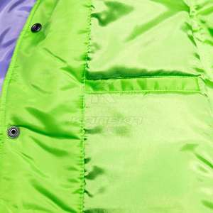 Chaqueta de Invierno para Hombre de Seda, Suave y Transpirable, con Cuello Alto, Logotipo Frontal, Corte Regular, Ropa Casual para Exteriores - Product Image 3