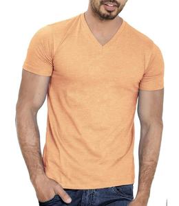 Good Prices New Fashion Style <b>Light</b> Green Men <b>t</b> Shirts Short Sleeve Cotton Fitness V Neck Men <b>T</b>-shirt - Product Image 1