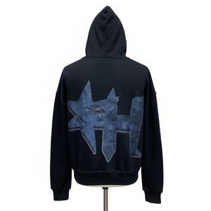 ออกแบบสไตล์ของคุณเอง เสื้อฮู้ดซิปผู้ชาย พิมพ์ลายและปักโลโก้ตามสั่ง ผ้าฝ้าย 100% สำหรับฤดูหนาว ใส่ได้ทั้งชายและหญิง เป็นมิตรกับสิ่งแวดล้อม แห้งเร็ว - Product Image 2