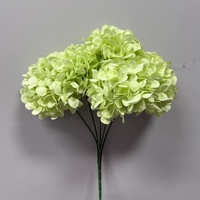 Bunga Sutra Buatan 5 Tangkai Hydrangea untuk Dekorasi Pernikahan dan Dekorasi Rumah
