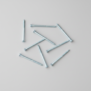 Vis à bois PDC robustes pour la construction, métriques, classe 4, zinguées, à filetage grossier/partiel, à tête fraisée/plate, en acier au carbone - Product Image 1