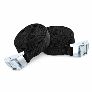 Sangle d'arrimage à boucle à came en polyester certifiée CE 38 mm 450 kg sans crochet pour la sécurisation des charges, camions et remorques, marque Provina - Product Image 1