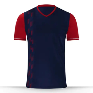 เสื้อฟุตบอลคอวีสีเหลืองแบบยูนิเซ็กซ์ แขนสั้น พิมพ์ลายแบบซับลิเมชั่น ระบายเหงื่อได้ดี ผลิตจากโพลีเอสเตอร์ตาข่าย 100%  รับสกรีนชื่อทีมตามสั่ง ทรงปกติ - Product Image 5