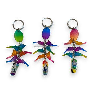 Porte-clés durable en forme 3D, idée cadeau souvenir pour toutes les occasions, motif animal avec impression UV - Product Image 1