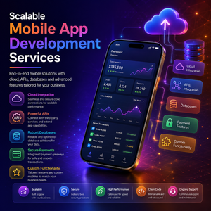บริการพัฒนาแอปพลิเคชันมือถือระดับมืออาชีพสำหรับแอปพลิเคชันธุรกิจ Android และ iOS แบบกำหนดเอง พร้อมคุณสมบัติทันสมัยที่ปรับเปลี่ยนได้ - Product Image 5