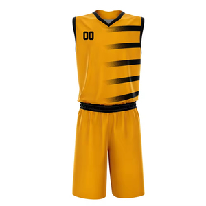 Dernier design d'uniforme de basket-ball unisexe à manches courtes avec impression de logo personnalisé, séchage rapide, vêtements de sport de haute qualité, couleur personnalisée - Product Image 1