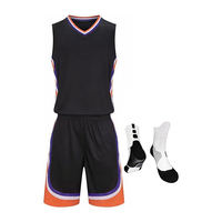 Conjunto de Camiseta de Baloncesto para Hombre, Camiseta sin Mangas Roja con Pantalones Cortos, Secado Rápido, Poliéster, Ropa Deportiva para Todas las Temporadas