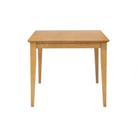 Table à manger rectangulaire en bois massif 6 places, durable et de qualité supérieure, style moderne du milieu du siècle, assemblage facile, Nuhoom Pulau Pinang Office