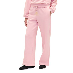 กางเกงวอร์มขาบานทรงสปอร์ตสำหรับผู้หญิง รุ่นใหม่ล่าสุด เหมาะสำหรับใส่ในฤดูหนาว มีเชือกผูกเอว ดีไซน์เรียบง่าย สไตล์ฮิปฮอป ป้ายยี่ห้อสั่งทำได้ ผลิตจากผ้าฝ้ายออร์แกนิค 100% - Product Image 1