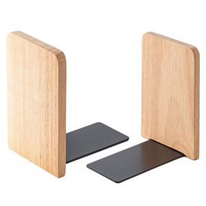 Handcrafted Acacia Wood <b>Bookends</b> - Wholesale B2B from India - Product Image 1