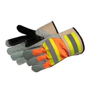 Gants de travail en cuir de vachette renforcé avec logo personnalisé, doux, confortables, résistants, protection des mains, gants de sécurité - Product Image 1