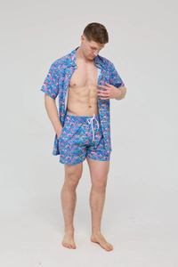 Shorts de Baño para Hombre, Tallas Grandes, Hechos a Medida, Ecológicos, Ligeros, Antiarrugas, de Secado Rápido, Poliéster/Algodón, Estilo Urbano - Product Image 5