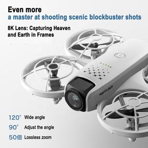 <span class=keywords><strong>Mini</strong></span> drone pliable HD 48MP d'occasion avec moteur brushless, gyroscope 6 axes, double caméra aérienne, évitement d'obstacles, portée 1km, autonomie 10-20min, télécommande - Product Image 4