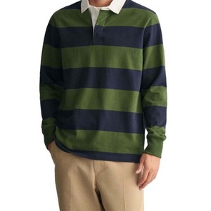 Ropa Deportiva Personalizada al 100% para Hombre, Camiseta de Rugby a Rayas de Manga Larga, Transpirable, Antibacteriana, de Secado Rápido, Tallas Grandes, Estampada - Product Image 4