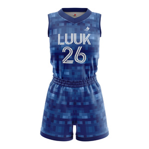 Ensemble de maillots de basket-ball sublimés personnalisés de qualité supérieure pour femmes, sans manches, fabrication OEM, vêtements de sport athlétiques - Product Image 5
