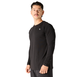 Camiseta Deportiva de Manga Larga para Hombre, Corte Ajustado, para Gimnasio, Entrenamiento, Rendimiento, Elástica, Fitness, Venta al Por Mayor OEM - Product Image 3