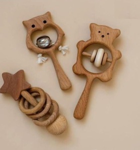 Juguetes de Madera Suave para Bebés, Fáciles de Agarrar, para Estimulación Sensorial, Dentición, Aprendizaje y Exploración - Product Image 4