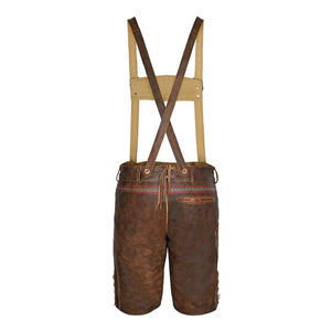Lederhosen bavaroises authentiques pour hommes, style sportif, pantalon de déguisement, non tissé, costume d'Oktoberfest pour adultes - Product Image 3