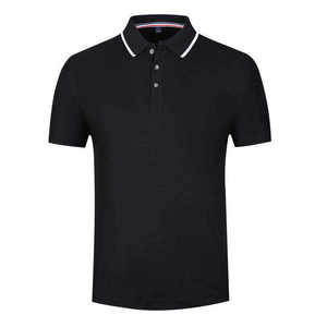 T-shirt de golf pour homme en coton tricoté 100 % de haute qualité, coupe droite, manches courtes, personnalisable avec logo, décontracté - Product Image 5