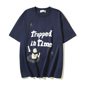 T-shirt Homme 2026 Style Unique Impression en Relief Meilleure Vente Streetwear Design Personnalisé Tissu Toile Respirant Haute Qualité - Product Image 3