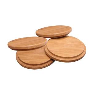 Natural Wooden Coaster Set Rustic Handmade Wood <b>Drink</b> Coasters for Coffee Table, Dining Table, Kitchen, Office and Home Decora - Product Image 5
