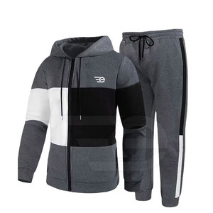 Ensemble de sport décontracté à capuche pour homme, avec cordon de serrage, pour l'entraînement en salle et les activités de plein air, écologique et à séchage rapide - Product Image 3