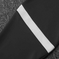 Ensemble de survêtement sportif pour homme, noir, avec haut de performance à manches longues et pantalon de jogging ajusté assorti