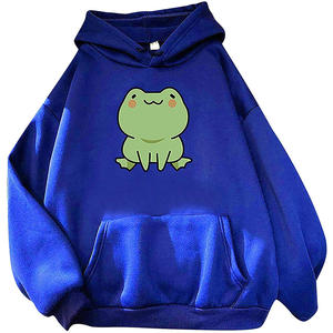 Sweat-shirts à capuche oversize pour femmes, personnalisables, à manches longues, style pull, OEM, décontractés, hauts mignons, vente en gros - Product Image 5