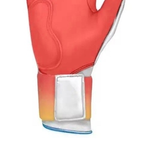 Guantes de Bateo de Béisbol Blancos con Detalles en Rojo y Azul, Agarre Antideslizante, Diseño para Diestros, Entrenamiento Deportivo - Product Image 5