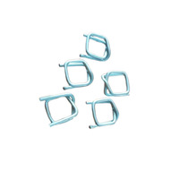 Offre Spéciale – Boucles manuelles en fil d'acier galvanisé de 13 mm, durables et résistantes à l'eau, pour sangles de cerclage en polyester, pour la fixation de cargaisons