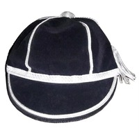 Casquette de sport 5 panneaux personnalisée de qualité supérieure avec logo, motif à pois, respirante, imperméable et franges dorées