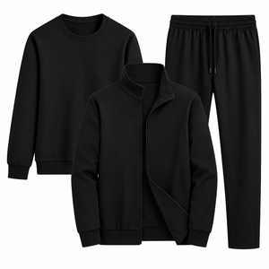 Conjunto Deportivo Personalizado para Hombre en Verde Oliva, de Alta Calidad, Transpirable y Ecológico, con Sudadera de Felpa de Algodón y Pantalones Deportivos con Cordón - Product Image 4