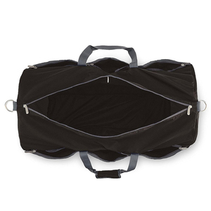 Yellow Black Oxford Gym Duffle Bag with <b>Adjustable</b> <b>Strap</b> 20-30L Capacity Unisex Casual Style - Product Image 5