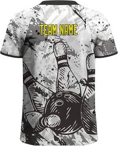 Maillots de billard/snooker personnalisés en gros pour hommes, imprimés par sublimation, respirants, grande taille, séchage rapide - Product Image 4