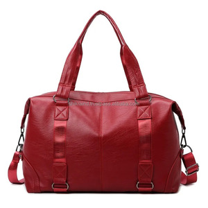 ผู้ผลิต OEM รับผลิตตามสั่ง MOQ ต่ำ กระเป๋าเดินทางแบบมีซิป หนัง PU กันน้ำ พิมพ์โลโก้ได้ เป็นมิตรกับสิ่งแวดล้อม ความจุขนาดใหญ่ สำหรับผู้ชาย เล่นกีฬา และเดินทาง - Product Image 6