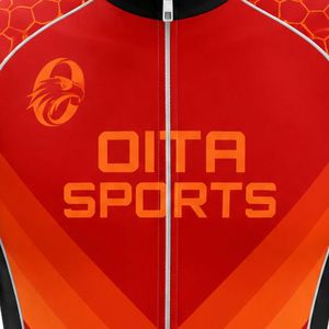 Maillot de cyclisme rouge orange pour hommes, manches courtes, respirant, léger, pour le cyclisme sur route, vêtements de sport de plein air - Product Image 4