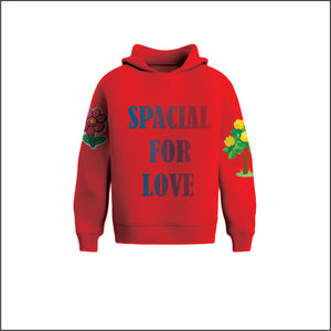 Sweat-shirts à capuche personnalisés avec logo imprimé en relief, vente en gros, plusieurs couleurs disponibles, style street punk, unisexe - Product Image 2