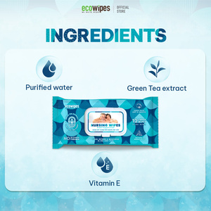 ผ้าเปียกเช็ดสำหรับพยาบาลระดับพรีเมี่ยมสำหรับผิวบอบบางทำความสะอาดร่างกายที่ไม่ก่อให้เกิดอาการแพ้ง่ายมีคุณสมบัติในการฆ่าเชื้อโรค - Product Image 3