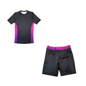Rashguard personnalisé pour le BJJ sans équipement (No-Gi) et le grappling MMA |   T-shirt de compression sublimé |   Vêtements de combat OEM en marque privée - Product Image 5