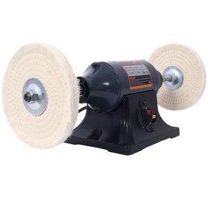 Lucidatrice Elettrica Extra Lunga da 8 Pollici con Motore a 4 Poli, Smerigliatrice da Banco, 4 Ruote Lucidanti Spesse 80 Strati per Lucidatura Metalli - Product Image 5