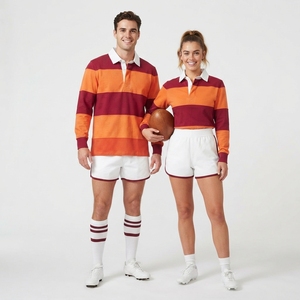Maillot de rugby 2026 en tricot teint en fil 350 g/m² – Pull de rugby - Product Image 1